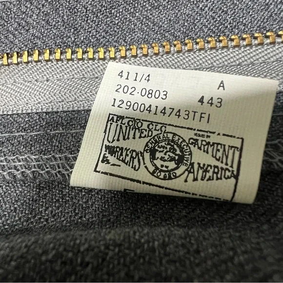 Vintage LEE Riders Gray Polyester Boot JEANS Deadstock USA Made Size 33x34 NOS